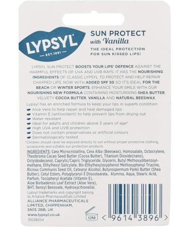 Lypsyl Sun Protect SPF50 Lip Balm 4.7g - Moisturizing Lip Care with High Sun Protection - Buy Online on SooperMarket.com