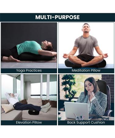 2Living Yoga Set: Bolster, Strap, and E-book - Complete Your Yoga Practice - Buy Online on SooperMarket.com