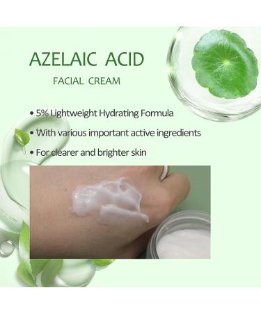PrimeCove - 5% Azelaic Acid Facial Cream (50g) | Lightweight Hydrating Formula With Niacinamide For Clearer & Brighter Skin - Buy Online on SooperMarket.com