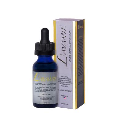 Double Stem Cell Silver Serum - Anti-aging Anti-wrinkle and Skin Rejuvenation Treatment for Face and Neck Scar and Acne Treatment Moisturizer Skin Hydration