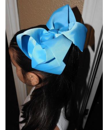 Cellot Boutique 12 Pcs Big Hair Bows Clips for Teens Girls - 8 Grosgrain Ribbon, Durable Metal Clips - Perfect for Girls, Toddlers, Teenagers - Buy Online on SooperMarket.com