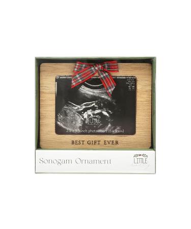Little Holly Natural Sono Ornament - Baby Ultrasound Photo Keepsake for New Parents - Buy Online on SooperMarket.com