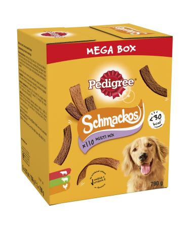 Pedigree Schmackos - Dog Treats Meat Variety 110 Strips