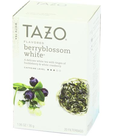 Buy Tazo White Tea Berryblossom - 20 Bags (Pack of 1) | Premium Berry Flavor - Buy Online on SooperMarket.com