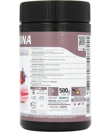 Sosa Powdered Egg White Albumina 500 g - Buy Online on SooperMarket.com
