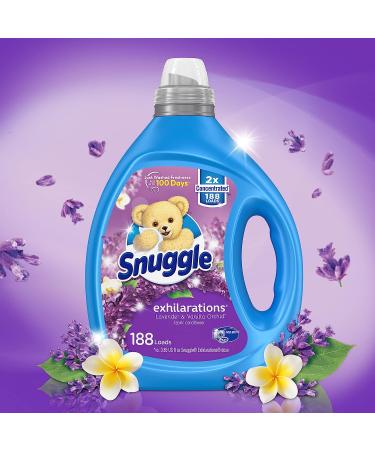 Snuggle Exhilarations Lavender and Vanilla Orchid Liquid Fabric Softener - 2X Concentrated, 188 Loads - Buy Online on SooperMarket.com