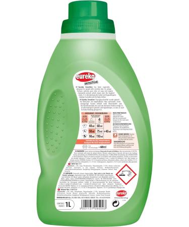 Eureka Sensitive Non Bio Liquid Detergent 1L with Olive Oil Soap & Chamomile - Pack of 1 - Buy Online on SooperMarket.com
