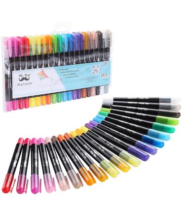 Mr. Pen- Washable Gel Crayons Assorted Colors 20 Pack Non-Toxic Twistable Gel crayons Silky Crayons for Coloring Book Gel Crayons for Bible Journaling Gel Crayons for Kids Artist Crayons