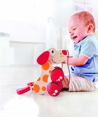 Hape E0347 Pull-Along Dog Pepe | Safe & Fun International Shipping - Buy Now! - Buy Online on SooperMarket.com