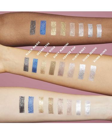 E.L.F. Liquid Glitter Eyeshadow - Dirty Martini 0.1 fl oz | Stunning Sparkle Makeup - Buy Online on SooperMarket.com