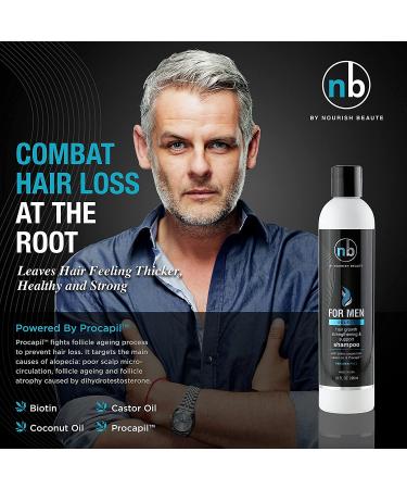 Nourish Beaute Men's Anti Hair Loss Shampoo - Hair Growth Support with Vitamins - Buy Online on SooperMarket.com