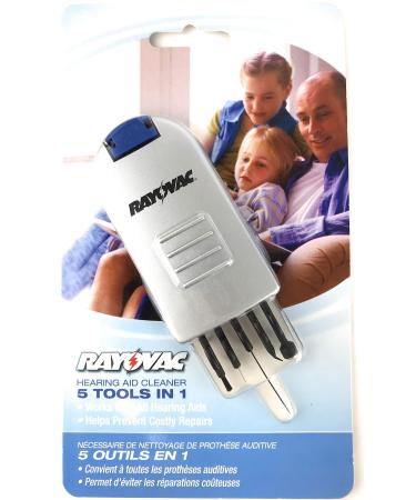 Hearing Aid Cleaner 5 Tools in 1 by RAYOVAC