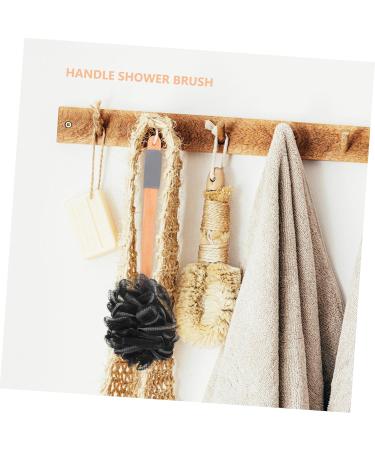 Charcoal Bath Ball & Long Handle Shower Sponge - Exfoliating Body Scrubber for Women & Adults | Skin Cleaning Essentials - Buy Online on SooperMarket.com
