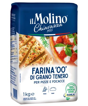 il Molino Chiavazza - Authentic Italian Soft Wheat Type ''00'' Pizza Flour 1kg | Perfect for Traditional Pizza & Focaccia