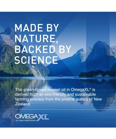 OmegaXL Joint Support Supplement - Natural Muscle Support Green Lipped Mussel Oil Soft Gel Pills Drug-Free 120 Count 120 count (Pack of 1) - Buy Online on SooperMarket.com