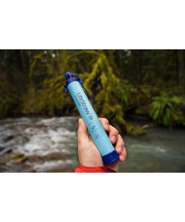 LifeStraw Personal Water Filter 5 Pack + Carry Case & Tablets - Perfect for Hiking, Camping, Travel & Survival - Blue - Buy Online on SooperMarket.com