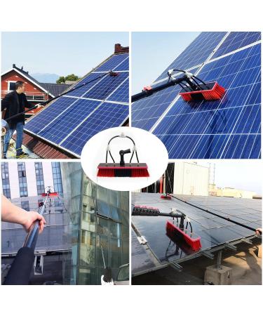Photovoltaic Panel Cleaning window cleaning equipment conservatory roof cleaner water fed pole Window Cleaning Equipment 9m Window Cleaning Telescopic Pole Conservatory Roof Cleaning Kit 35cm Brush Head 6M/21FT - Buy Online on SooperMarket.com