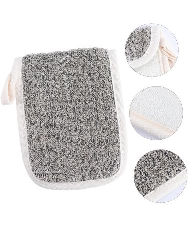 HAPINARY 5pcs Flip Soap Foam Net Scrub Exfoliating Bags Bath Accessory Foaming Pouches Khaki Cotton Linen - Buy Online on SooperMarket.com