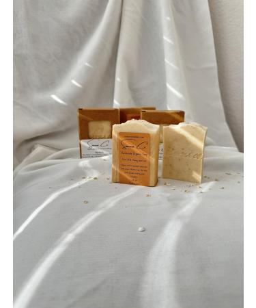 Soanna Set of 2 Goat Milk Honey and Oat Soap Beige