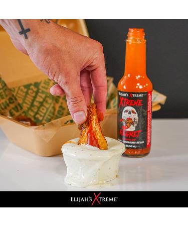 Elijah's Xtreme Award Winning Hot Sauce Variety Pack - Ghost Pepper, Scorpion Pepper, Carolina Reaper Hot Sauces (3 Bottles) - Buy Online on SooperMarket.com