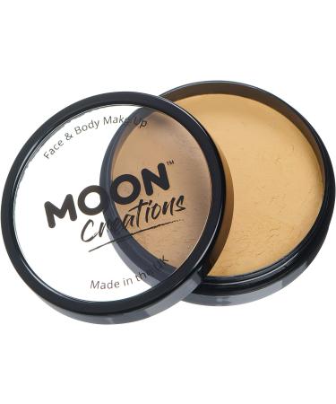 Moon Creations Pro Face & Body Makeup | Golden Sand 36g | Professional Face Paint Cake | For Kids & Adults | Festivals & Halloween - Buy Online on SooperMarket.com