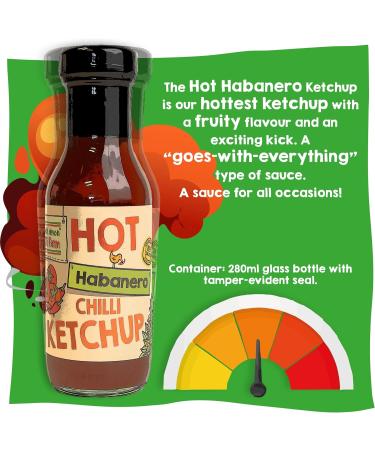 South Devon Chilli Farm | Hot HABANERO Chilli Ketchup Homegrown Gluten free Vegetarian and Vegan friendly Our HOTTEST Ketchup Delicious dipping For Chilli lovers (Single) - Buy Online on SooperMarket.com