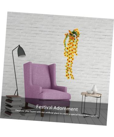 Zerodeko 5 Strings Simulation to Japan Home Decoration Simulated Sunflower Fake Sunflower Garland Sun Flowers Home Decor Sunflower Rattan Prop Fall Wedding Decor Silk Flower Vine Plant Orangex5pcs 94x16cmx5pcs - Buy Online on SooperMarket.com