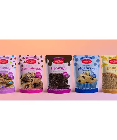 Miss Jones Baking Whole Grain Brownie Mix with More Chocolate Chips - Guilt-Free, Naturally Sweetened Desserts & Treats - 14.67 oz - Buy Online on SooperMarket.com