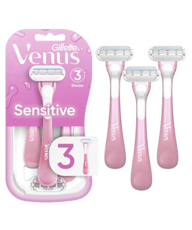 Gillette Venus Sensitive Women's Disposable Razor 3 Count