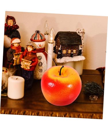 FRCOLOR 20 Pcs Christmas Fruit Candles Orange Decor Artificial Fruit Candles Fruit Figurines Fireplace Decor Lemon Shaped Candles Peach Shaped Candles Mantel Decor Statue Paraffin Indoor - Buy Online on SooperMarket.com