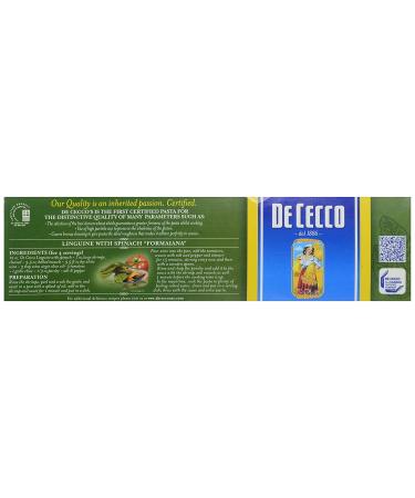 De Cecco Organic Spinach Linguine Penne Regate - 1 Pack - Buy Online on SooperMarket.com
