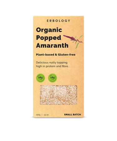 Organic Popped Amaranth 3.5 oz (Pack of 6) - Excellent Breakfast Topping - Rich in Fiber, Protein and Minerals - Vegan, Gluten-Free and Non GMO - No Additives or Preservatives
