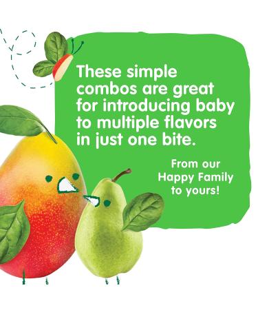 Happy Baby Organics Stage 2 Combo Baby Food Variety Pack - 16 x 4oz - Organic & Nutritious - Buy Online on SooperMarket.com