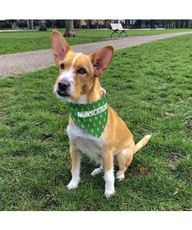 Buy printplanet Dog Scarf with Custom Name - Trees Green Design - Medium Size for Stylish Pets - Buy Online on SooperMarket.com