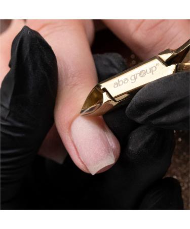 Aba Group Golden Cuticle Nippers with Two Springs 3 mm (1121) Stainless Steel Cuticle Cutter with Sharp and Smooth Cut Fine for Removing Excess - Buy Online on SooperMarket.com