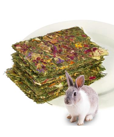 X-pet Rabbit Chew Toys, Chinchilla Treats for Dental Health, Natural Timothy Hay Chips Chew Treats,Small Animals Snacks for Rabbits, Hamsters, Bunny, Guinea Pig, Chinchillas