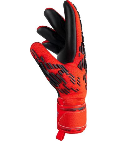 Reusch Men's Attrakt Freegel Goalkeeper Gloves - 8 Bright Red / Future Blue - International Shipping Available - Buy Online on SooperMarket.com