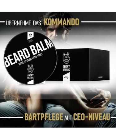 Angry Beards STEVE THE CEO Beard Balm - Premium Beard Care for Men Strong Fragrance & Natural Ingredients - International Shipping Available - Buy Online on SooperMarket.com