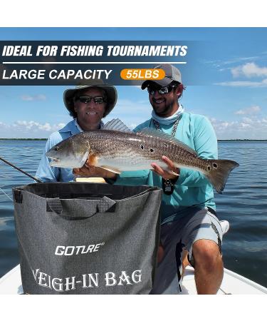 Goture Tournament Fishing Bag Bass WeighÂ inÂ Bag with Built-in 18inch Fish Ruler 2 in 1 Kit  Removable Inner Mesh Tournament Fish Bags 25.6x22inch Heavy Duty Weigh In Bag for Bass Fishing C:Fishing Weigh-in Bag - Buy Online on SooperMarket.com