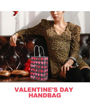 ULTECHNOVO 40 Pcs Valentine's Day Tote Paper Storage Bags Paper Favor Bags Kids Birthday Paper Goodie Bags Valentines Treat Bag Goodie Bags for Kids Valentine Bags with Handles Handheld Gift 1 count (Pack of 1) As Shown 2x4pcs - Buy Online on SooperMarket.com