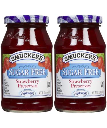 Smucker's Sugar Free Strawberry Preserves 12.75 oz 2 pk
