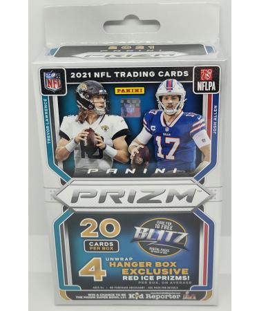 2021 Panini Prizm Football Trading Cards Hanger Box (20 Cards)