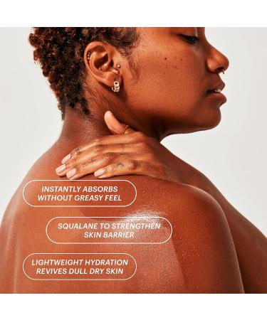 OUI the People FEATHERWEIGHT Hydrating Body Gloss - ORANGE BLOSSOM Serum Oil for Deep Hydration Softens & Firms Skin - Skin Barrier Boosting - 3.3 oz - Buy Online on SooperMarket.com