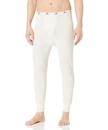 Indera Traditional Long Johns Thermal Underwear For Men Medium Natural