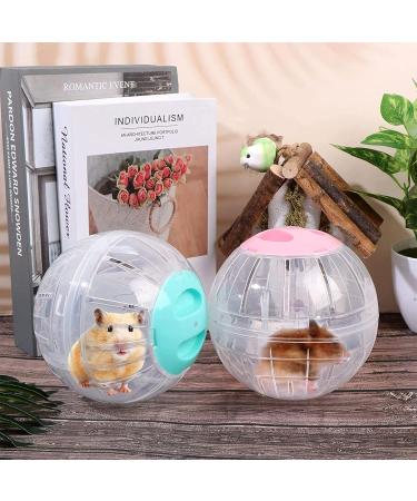 Hamster Exercise Ball 5.7 Inch Hamster Jogging Ball Pet Clear Exercise Wheel Running Ball 2-Pack Hamster Activity Ball for Mice Rat - Buy Online on SooperMarket.com