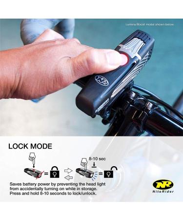 NiteRider Lumina Micro 850 Front Bike Light - USB Rechargeable Safety Flashlight for Mountain and City Cycling - Buy Online on SooperMarket.com