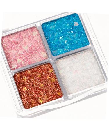 HAPINARY 2pcs Glitter Eye Makeup Glitter Sequins Eyeshadow Face Glitter Chunky Glitter Eyeshadow Eyeshadows - Buy Online on SooperMarket.com