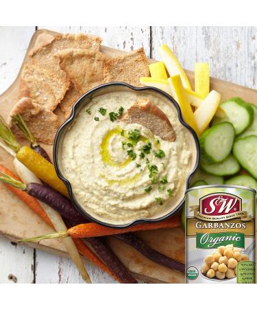 S&W Organic Garbanzo Beans - Chickpeas - 15.5 oz Can (Pack of 8) - Buy Now! - Buy Online on SooperMarket.com