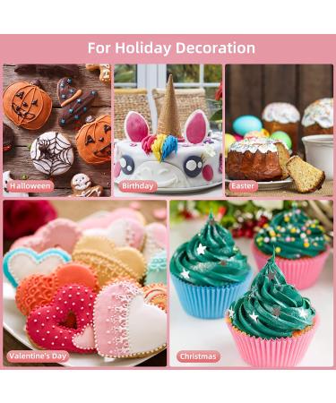 Food Coloring for Baking - 26 Vibrant Cake Food Coloring Liquid Set for Dessert Decorating  Food Grade Food Dye for Icing Fondant Cookies Easter Egg Making DIY Supplies Kit- 0.25 Fl. oz (6 ml)/Bottles - Buy Online on SooperMarket.com
