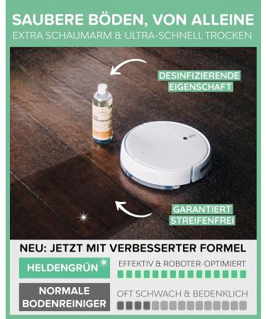 Buy Heldengr n KO Floor Cleaner for Moped Robots | Spring Freshness & Flower Scent | Streak-Free Quick-Drying Wipe | 1L Pack - International Shipping - Buy Online on SooperMarket.com